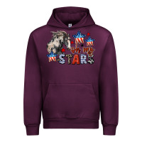 Mauve Wine Oh my stars horse 4th of july Urban Hoodie - CowGirlArtShop