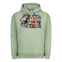 Pigment Oil Green Oh my stars horse 4th of july Urban Hoodie - CowGirlArtShop
