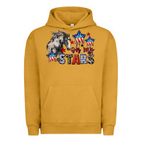 Pigment Peanut Butter Oh my stars horse 4th of july Urban Hoodie - CowGirlArtShop
