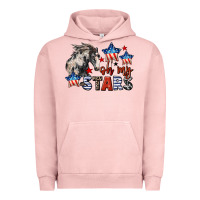 Pigment Salmon Oh my stars horse 4th of july Urban Hoodie - CowGirlArtShop