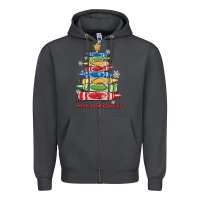 Smoke crayons tree christmas Zipper Hoodie - MaliasSmallBusiness