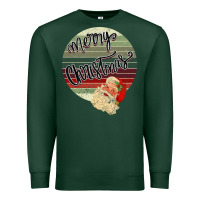 Sports Green Merry Christmas Vintage Retro Premium Sweatshirt - Bettercallsaul