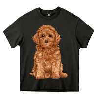 Asphalt toy poodle Heavy Core Tee - RanaPortraitStore