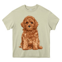 Mossy toy poodle Heavy Core Tee - RanaPortraitStore