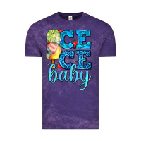 Cloud Purple ice ice baby with popsicle Vintage Tee - AdoDesignShop