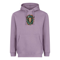 Lavender Western Gemstone Bull Skull Heavyweight Hoodie - Bettercallsaul