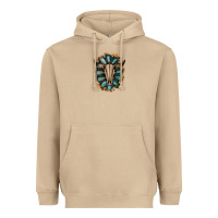 Mushroom Western Gemstone Bull Skull Heavyweight Hoodie - Bettercallsaul