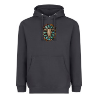 Smoke Western Gemstone Bull Skull Heavyweight Hoodie - Bettercallsaul