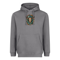 Storm Western Gemstone Bull Skull Heavyweight Hoodie - Bettercallsaul