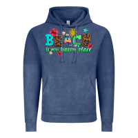 Vintage Denim beach is my happy place Vintage Hoodie - AdoDesignShop
