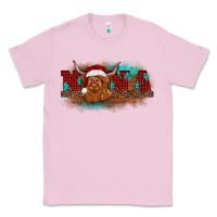 Bubblegum Pink christmas nana highland cow Classic Tee - BarkalooDesign