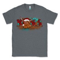 Charcoal Heather christmas nana highland cow Classic Tee - BarkalooDesign