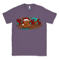 Lavender christmas nana highland cow Classic Tee - BarkalooDesign