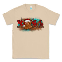 Mushroom christmas nana highland cow Classic Tee - BarkalooDesign