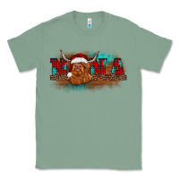 Sage christmas nana highland cow Classic Tee - BarkalooDesign