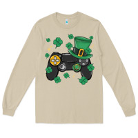 Mushroom video game st patricks day Long Sleeve Tee - MaliasSmallBusiness