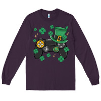 Plum video game st patricks day Long Sleeve Tee - MaliasSmallBusiness
