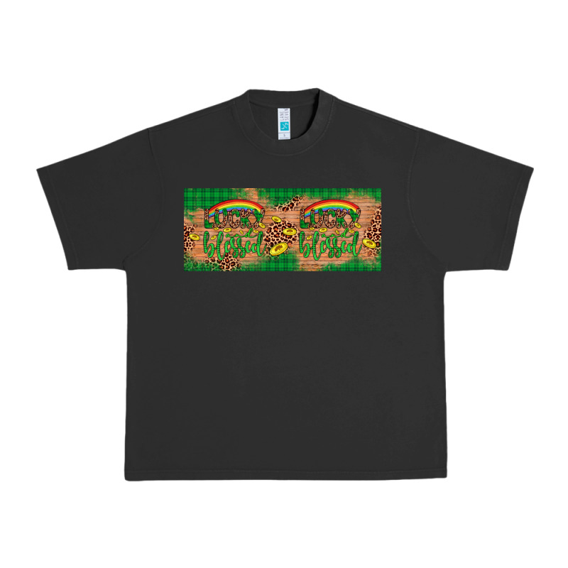 St. Patrick's Day Western  Lucky And Blessed Urban Heavy Tee by Artiststas | Teevron