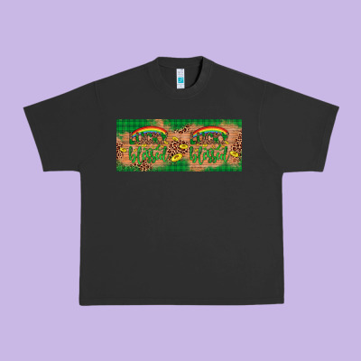 St. Patrick's Day Western  Lucky And Blessed Urban Heavy Tee Designed By Artiststas