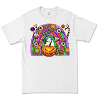 White Halloween Rainbow Premium Tee - texasbilliewilder
