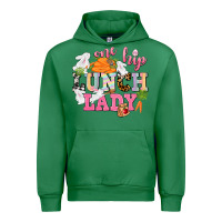 Emerald One hip Lunch Lady Easter Day Urban Hoodie - CowGirlArtShop