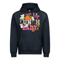 Navy One hip Lunch Lady Easter Day Urban Hoodie - CowGirlArtShop