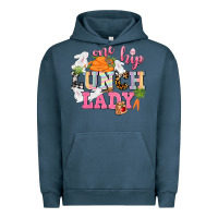 Pigment Midnight Navy One hip Lunch Lady Easter Day Urban Hoodie - CowGirlArtShop