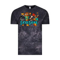 Cloud Black cozy season with coffee cup Vintage Tee - AdoDesignShop