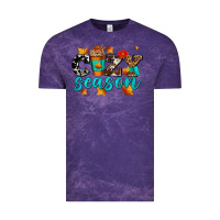 Cloud Purple cozy season with coffee cup Vintage Tee - AdoDesignShop
