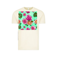 Vintage Arctic floral background Vintage Tee - BundleAndBundleShop