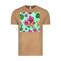 Vintage Camel floral background Vintage Tee - BundleAndBundleShop