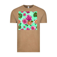 Vintage Coffee floral background Vintage Tee - BundleAndBundleShop