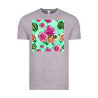 Vintage Zinc floral background Vintage Tee - BundleAndBundleShop