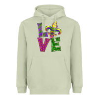 Mardi Gras Love Heavyweight Hoodie | Teevron