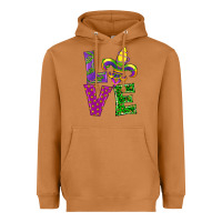 Meerkat mardi gras love Heavyweight Hoodie - RanaPortraitStore