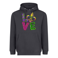 Smoke mardi gras love Heavyweight Hoodie - RanaPortraitStore