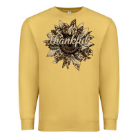Antique Gold thankful sunflower Premium Sweatshirt - Bettercallsaul