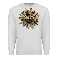 Dove Grey thankful sunflower Premium Sweatshirt - Bettercallsaul