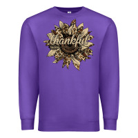 Purple thankful sunflower Premium Sweatshirt - Bettercallsaul