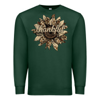 Sports Green thankful sunflower Premium Sweatshirt - Bettercallsaul