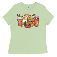 Matcha pomeranian coffee cups Ladies Tee - Zillion Design Studio