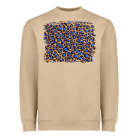 Mushroom leopard with navy blue glitter Heavyweight Sweatshirt - Artiststas