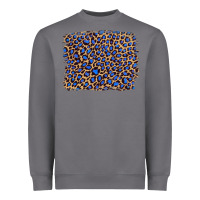 Storm leopard with navy blue glitter Heavyweight Sweatshirt - Artiststas