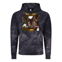 Cloud Black christmas baby cow Vintage Hoodie - RanaPortraitStore