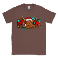 Chestnut christmas mom highland cow Classic Tee - BarkalooDesign