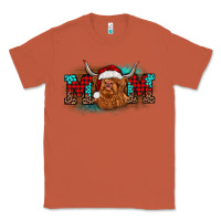 Copper christmas mom highland cow Classic Tee - BarkalooDesign