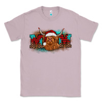 Lilac christmas mom highland cow Classic Tee - BarkalooDesign