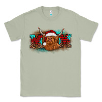 Matcha christmas mom highland cow Classic Tee - BarkalooDesign