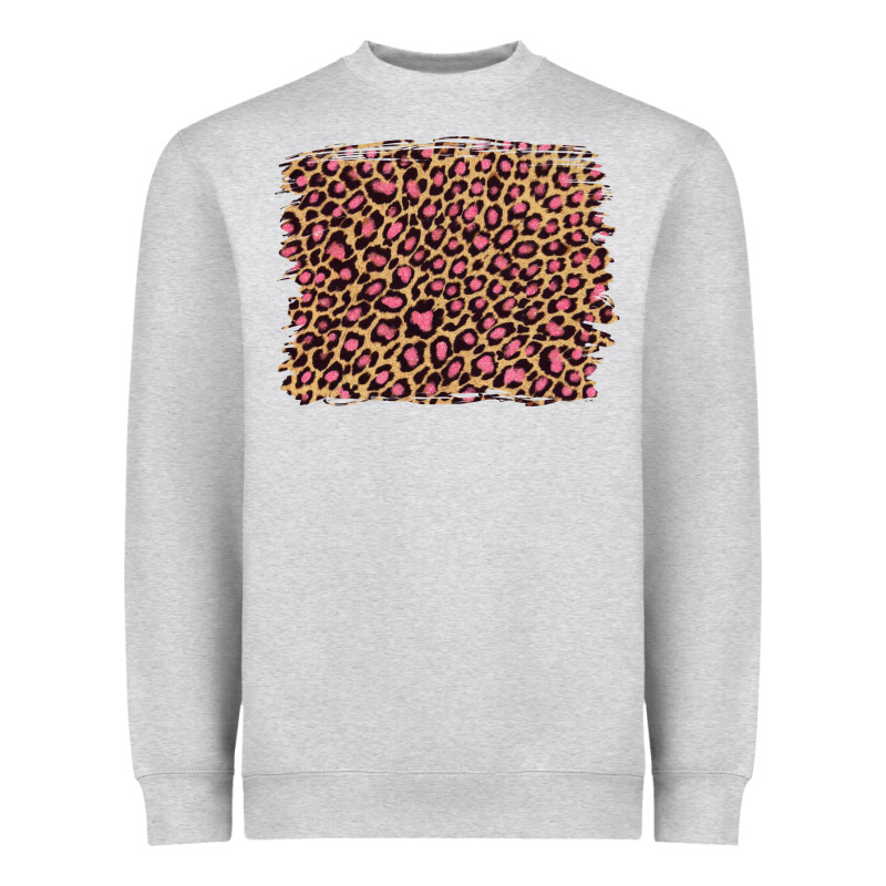 Leopard With Pink Glitter Heavyweight Sweatshirt by Artiststas | Teevron