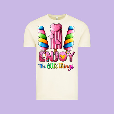 Enjoy The Little Things Vintage Tee Designed By Adodesignshop